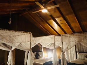 Letto o letti in una camera di Galaxy View Homestay Sigiriya