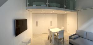 A seating area at Duomo Inn