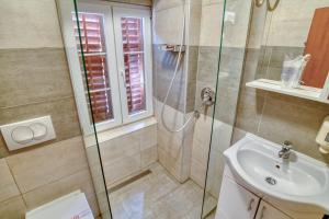Koupelna v ubytování Hotel Rendez Vous