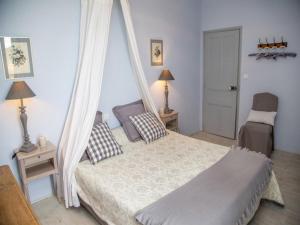 Cama o camas de una habitación en Domaine Saint Dominique
