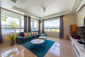 אזור ישיבה ב-Slow Pine Homestay
