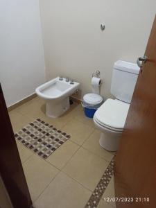 Phòng tắm tại Casa Las Moras