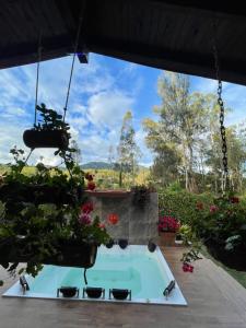 Aed väljaspool majutusasutust finca Encanto