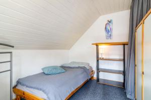 Postel nebo postele na pokoji v ubytování Ferienwohnung Marienstraße