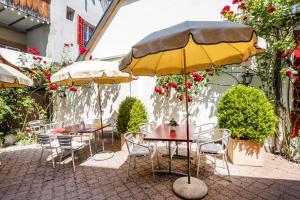 A garden outside Hotel Roter Ochsen