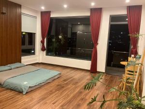 Posezení v ubytování Hoshi DaLat House
