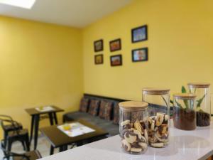 Et opholdsområde på Glam Hotel Addis Ababa