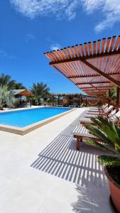 Bazén v ubytování Punta del Norte Bungalows nebo v jeho okolí