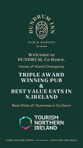 un poster per un festival del vino con una lista di vincitori di The Dundrum Inn B&B a Dundrum