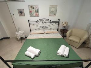 A Quattro Passi Dalle Muraにあるベッド