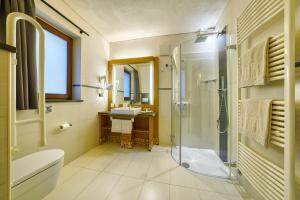Koupelna v ubytování MOTA hotel