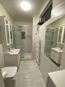 Kúpeľňa v ubytovaní Apartament Czytelnia - parking gratis