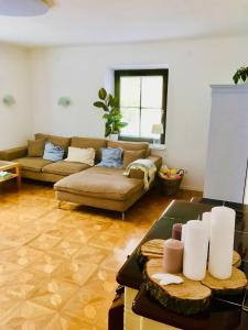 Posezení v ubytování hello. DIE FERIENWOHNUNG