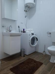 A bathroom at APARTMAN VIAGGIO i PARKING GARAŽA