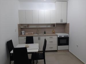 A kitchen or kitchenette at APARTMAN VIAGGIO i PARKING GARAŽA