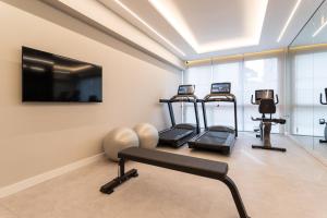 Academia e/ou comodidades em Charlie Hotel Atmosfera Paulista