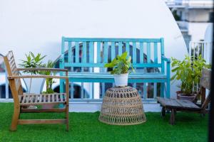 Zahrada ubytování Nest House Homestay