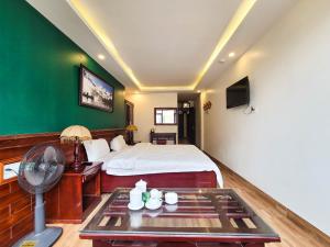 TV a/nebo společenská místnost v ubytování Nguyễn Hùng Hotel Sapa