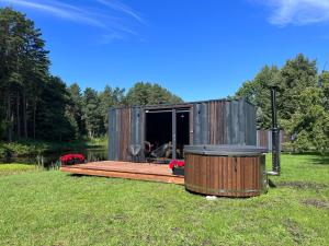Zahrada ubytování Reborn Cabins