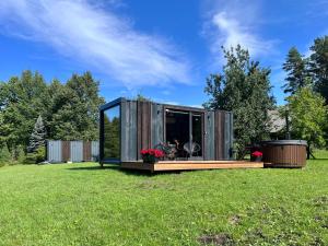 Zahrada ubytování Reborn Cabins