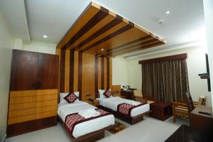 Letto o letti in una camera di Urban Suites