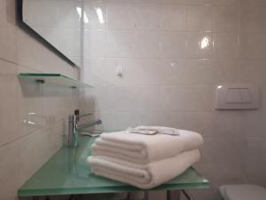 Koupelna v ubytování Hotel Kristall