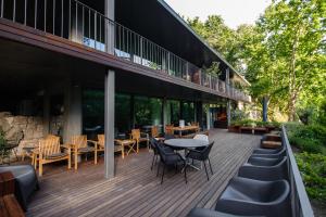 Balkón nebo terasa v ubytování Quinta dos Carqueijais Resort & Wellness Gerês