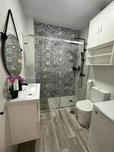 Kúpeľňa v ubytovaní Apartament Vialia