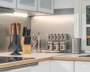 A kitchen or kitchenette at Los Gigantes apartamento de 3 habitaciones