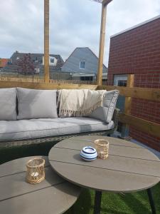 Coin salon dans l'établissement B&B Badhuis