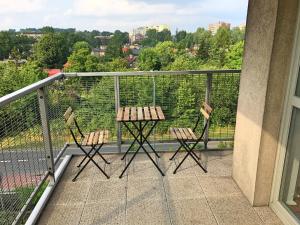 En balkon eller terrasse på Katowice, Johna Baildona, City Center