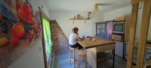 Cucina o angolo cottura di Kuća u planini T Polje Subjel