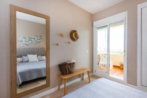 Posteľ alebo postele v izbe v ubytovaní Amazing Sea View in Costa del Sol