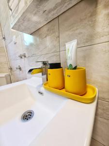 Koupelna v ubytování Apartman Berlin Sokobanja