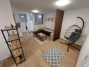 Postel nebo postele na pokoji v ubytování Apartman Muzika Jagodina