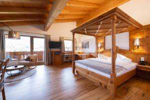 Voodi või voodid majutusasutuse Hotel Stubaierhof toas