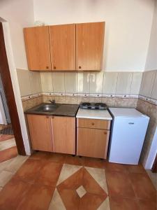 Kuchyň nebo kuchyňský kout v ubytování Apartments Ajdin + 32 fotografií