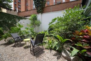 Zahrada ubytování Casa Mosaiko Primer Parque Laureles + 37 fotografií
