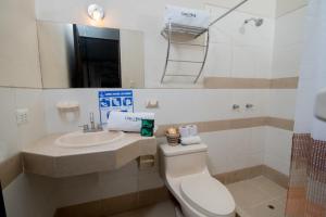Koupelna v ubytování Casa Real