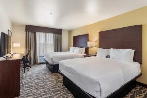 Katil atau katil-katil dalam bilik di Cobblestone Hotel & Suites - De Pere Green Bay