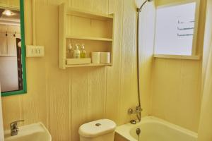 Koupelna v ubytování Hostal Triwe