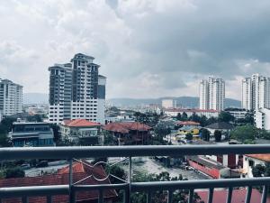 a city view of a city with tall buildings at JR GUESTHOUSE in Ampang