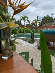 Bazén v ubytování Bale Solah Lombok Holiday Resort nebo v jeho okolí
