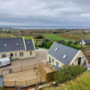 an aerial view of a house with a deck at Tobar Na Si Apartments in Letterkenny