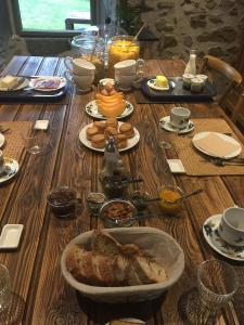Jedlo v ubytovaní bed & breakfast alebo blízkom okolí