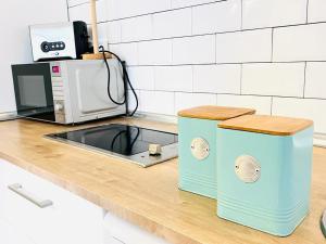 Кухня или мини-кухня в Moderno apartamento 2habitaciones Avda América
