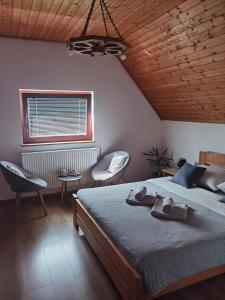 Postel nebo postele na pokoji v ubytování House Nada