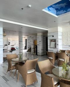 Kuchyň nebo kuchyňský kout v ubytování Cube9 Resort & Spa 큐브9 리조트 & 스파