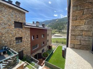 a view from the balcony of a building at Residencial Sol i Ski 24 4p Ransol El Tarter Zona Grandvalira in Sant Pere