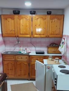Kuchyň nebo kuchyňský kout v ubytování Kuća za odmor Jutro + 11 fotografií